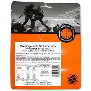 Expedition Foods Porridge with Strawberries