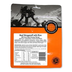 Expedition Foods Beef Stroganoff with Rice