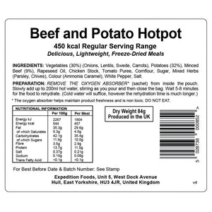 Expedition Foods Beef and Potato Hotpot