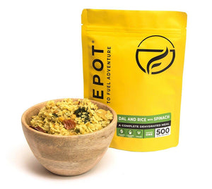 Firepot Dal and Rice with Spinach Regular Serving