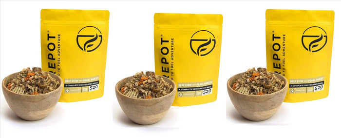 3 x Firepot Beef Stew with Pearl Barley Regular Serving
