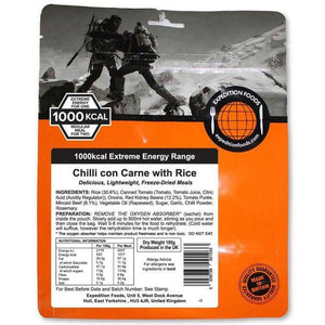 Expedition Foods Chilli con Carne with Rice (1000kcal) - Freeze Dried Meal