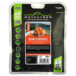 Wayfayrer Beans & Sausage Ready-to-Eat Camping Food (Single)