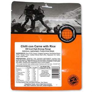 Expedition Foods Chilli Con Carne with Rice