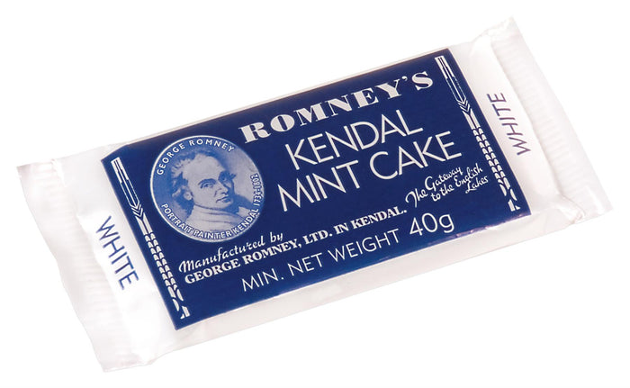 Romneys Kendal Mint Cake  40g MINI -WHITE BAR