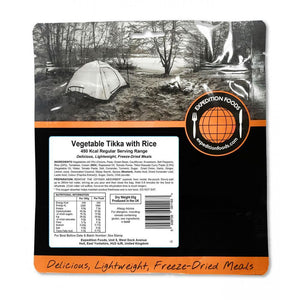 Expedition Foods Vegetable Tikka with Rice