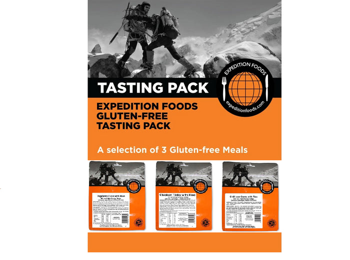 Expedition Foods 800kcal Gluten Free - 3 Meal Tasting Pack