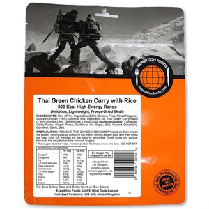 Expedition Foods Thai Green Chicken Curry with Rice