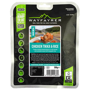 Wayfayrer Chicken Tikka & Rice Ready-to-Eat Camping Food (Single)